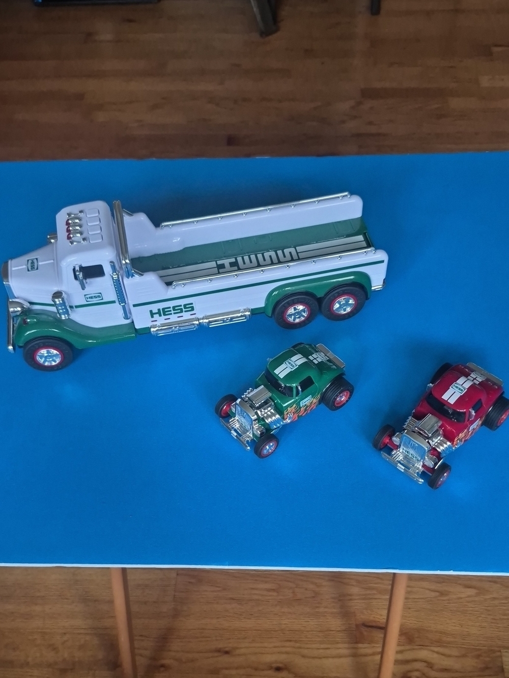Hess 2022 Hess Flatbed Truck With Lights And Sound Gently Displayed. Preowned.